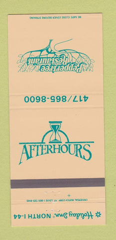 Matchbook Cover - Holiday Inn Springfield MO Peppertree Restaurant 30 Strike