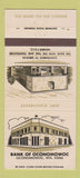 Matchbook Cover - Bank of Oconomowoc WI 30 Strike