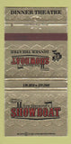 Matchbook Cover - Dow Sherwood's Showboat Largo FL WEAR 30 Strike