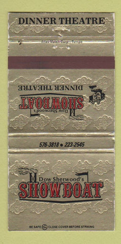 Matchbook Cover - Dow Sherwood's Showboat Largo FL WEAR 30 Strike