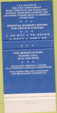 Matchbook Cover - VIP Palace Los Angeles CA 30 Strike