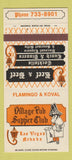 Matchbook Cover - Village Pub Supper Club Las Vegas NV 30 Strike