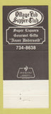 Matchbook Cover - Village Pub Supper Club Las Vegas NV 30 Strike