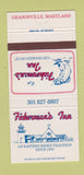 Matchbook Cover - Fisherman's Inn Grasonville MD 30 Strike