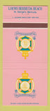 Matchbook Cover - Loews Bermuda Beach St George's Bermuda 30 Strike