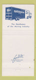 Matchbook Cover - North American Van Lines Trucking Irvine CA Apace 30 Strike