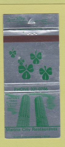 Matchbook Cover - Marina City Restaurants 30 Strike