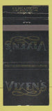 Matchbook Cover - Vixen's Strip Club Dallas? TX WEAR 30 Strike
