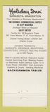 Matchbook Cover - Holiday Inn Marina Cove Sarasota FL 30 Strike