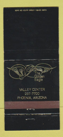 Matchbook Cover - Golden Eagle Phoenix AZ 30 Strike