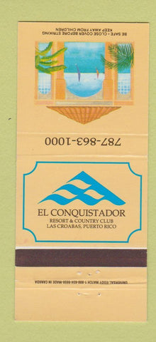 Matchbook Cover - El Conquistador Resort Las Croabas Puerto Rico 30 Strike