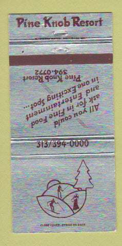 Matchbook Cover - Pine Knob Resort  30 Strike