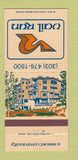 Matchbook Cover - Vain Run Resort Vail Colorado 30 Strike