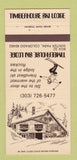 Matchbook Cover - Timberhouse Ski Lodge Winter Park Colorado skiing 30 Strike