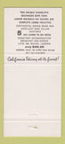 Matchbook Cover - Sugar Bowl Skiing Norden CA 30 Strike