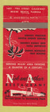 Matchbook Cover - Nick and Arthur Restaurant Miami Beach FL 30 Strike