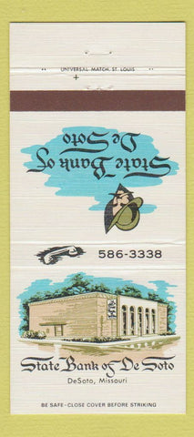 Matchbook Cover - State Bank of DeSoto MO 30 Strike