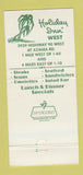 Matchbook Cover - Holiday Inn Mobile West AL 30 Strike