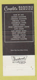 Matchbook Cover - Everglades Bank Trust Fort Lauderdale FL 30 Strike