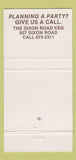 Matchbook Cover - The Keg Steak Seafood Toronto ON 30 Strike