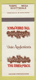 Matchbook Cover - The Other Place Tempe Scottsdale Mesa AZ 30 Strike