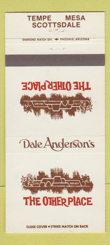 Matchbook Cover - The Other Place Tempe Scottsdale Mesa AZ 30 Strike