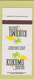 Matchbook Cover - Kokomo Beach Bar Holiday Isle Florida Keys FL 30 Strike