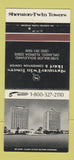 Matchbook Cover - Shearton Twin Towers Hotel Orlando FL 30 Strike