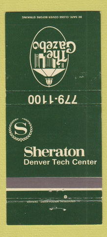 Matchbook Cover - Sheraton Hotel Denver Colorado Gazebo WEAR 30 Strike