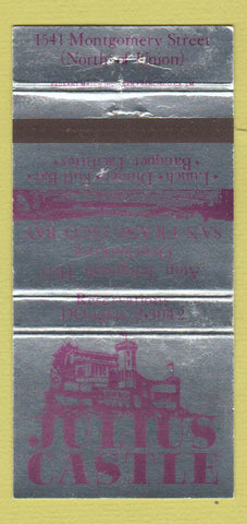 Matchbook Cover - Julius Castle San Francisco CA WEAR 30 Strike