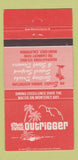 Matchbook Cover - Mark Thomas' Outrigger Monterey CA 30 Strike