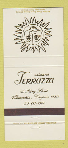 Matchbook Cover - Ristorante Terrazza Alexandria VA 30 Strike