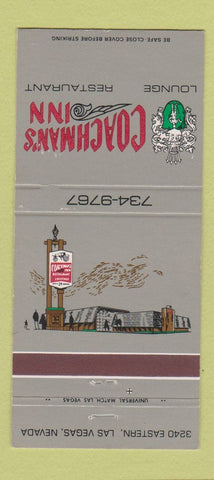 Matchbook Cover - Choachman's Inn Las Vegas NV 30 Strike
