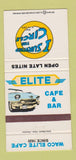 Matchbook Cover - Elite Cafe Bar Waco TX 30 Strike