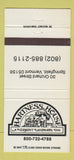 Matchbook Cover - Hartness House Springfield VT 30 Strike