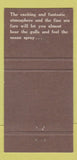 Matchbook Cover - Waldo's Wharf Mississauga ON  30 Strike