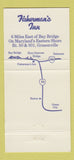 Matchbook Cover - Fisherman's Inn Grasonville MD restaurant 30 Strike