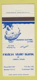 Matchbook Cover - Fritch State Bank TX 30 Strike