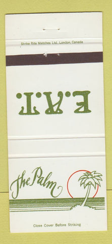 Matchbook Cover - The Palm Restaurant Toronto ON Winnipeg MB 30 Strike