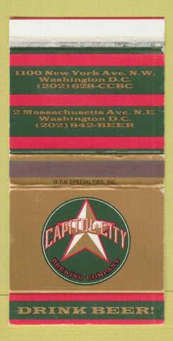 Matchbox - Capitol City Brewing Beer Washington DC #2