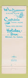 Matchbook Cover - Shipwreck Lounge Holiday Inn Mitchell SD girlie mermaid