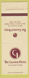 Matchbook Cover - Gunter Hotel San Antonio TX Lincoln