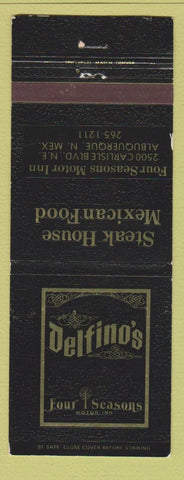 Matchbook Cover - Delfino's Four Seasons Motor Inn Albuquerque NM WEAR