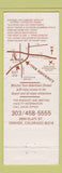 Matchbook Cover - Regency Hotel Best Western Denver Colorado WEAR