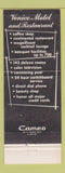 Matchbook Cover - Best Western Venice Hagerstown MD