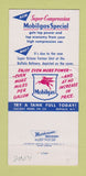 Matchbook Cover - Mobil oil gas Buffalo NY Socony 30 Strike