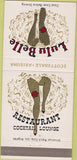 Matchbook Cover - Lulu Belle Restaurant Scottsdale AZ 30 Strike