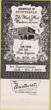 Matchbook Cover - Lulu Belle Restaurant Scottsdale AZ 30 Strike