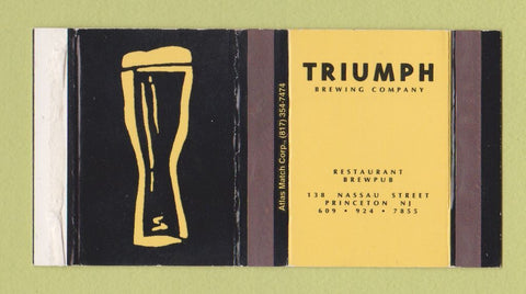Matchbox - Triumph Brewing Beer Princeton NJ