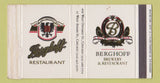 Matchbox - Berghoff Brewery Restaurant Beer Chicago IL